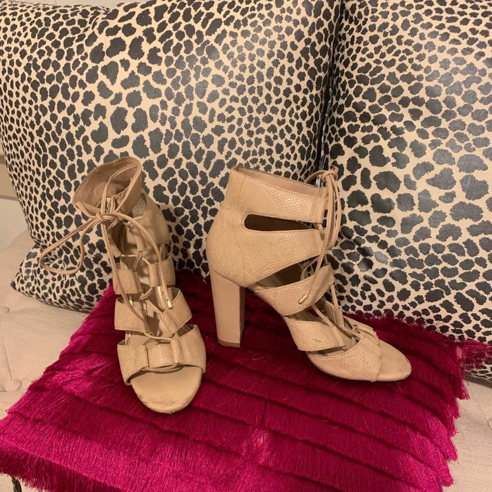 Gianni Bini Lace Up Heels